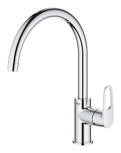 Смеситель для кухни Grohe BauFlow 31538001 хром купить в интернет-магазине сантехники Sanbest