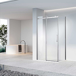 Душевой уголок Vincea Como-N VSR-4CN1016CL 160x100 профиль хром/стекло прозрачное купить в интернет-магазине Sanbest
