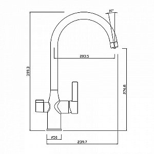 Смеситель для кухни IDDIS Pure PURBNFJi05 купить в интернет-магазине сантехники Sanbest