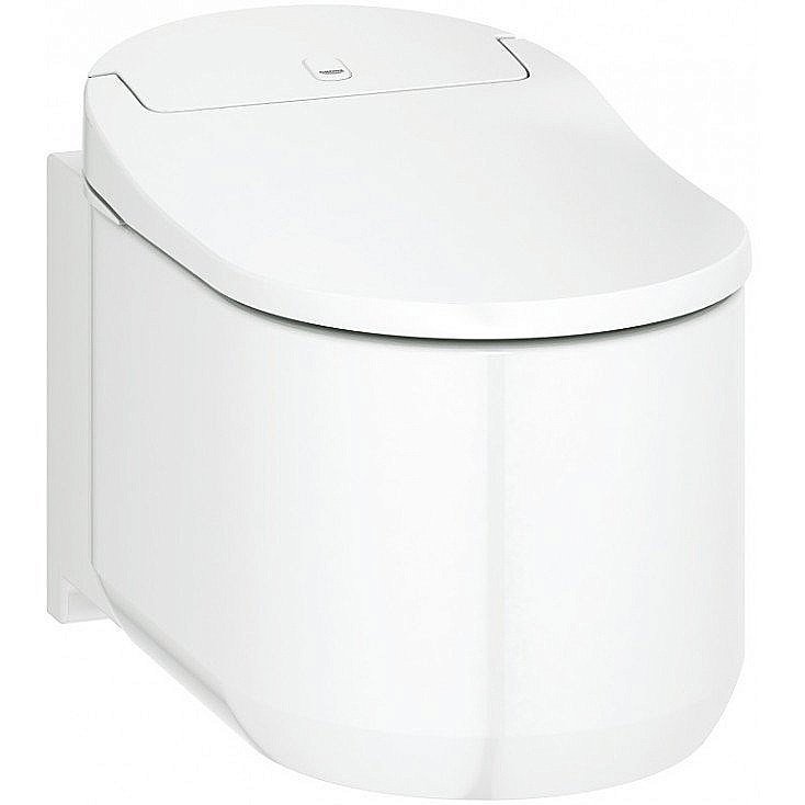 Унитаз-биде Grohe Sensia Arena 120172 безободковый, с крышкой микролифт, с инсталляцией, слив-торнадо купить в интернет-магазине Sanbest