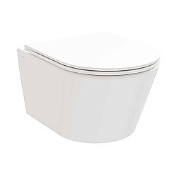 Унитаз Ravak FLOW X01985 белый, с крышкой микролифт, безободковый купить в интернет-магазине Sanbest