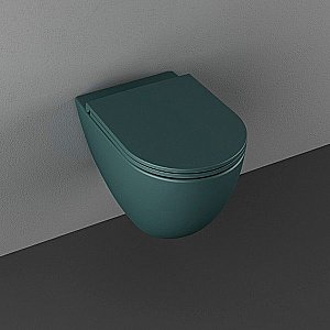 Унитаз подвесной Isvea Infinity 10NF02001SV-2P изумрудный матовый, безободковый купить в интернет-магазине Sanbest