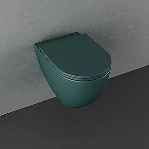 Унитаз подвесной Isvea Infinity 10NF02001SV-2P изумрудный матовый, безободковый купить в интернет-магазине Sanbest