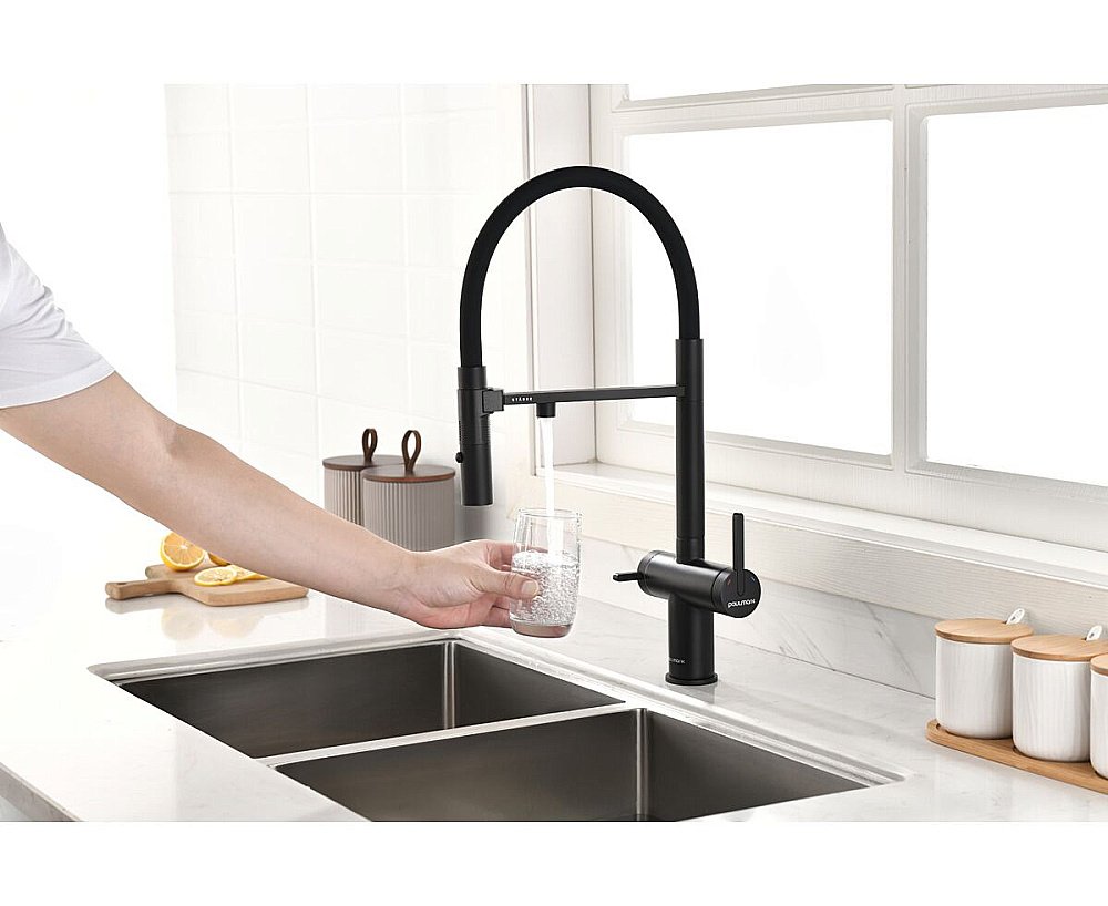 Смеситель для кухни Paulmark Gravity Gr213888-AN антрацит купить в интернет-магазине сантехники Sanbest