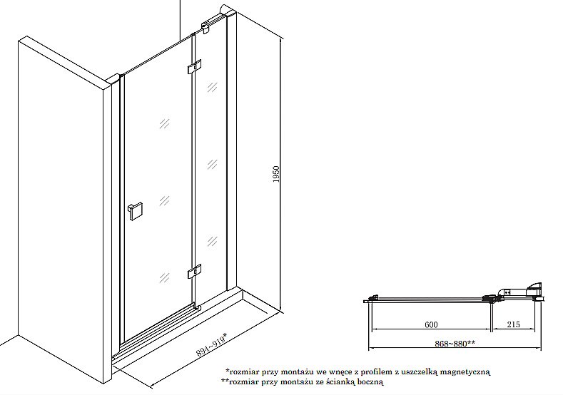 Душевой уголок Roca Metropolis 90x90 прозрачное стекло купить в интернет-магазине Sanbest