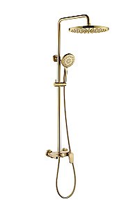Душевая система Boheme Spectre 458-MG золото матовое купить в интернет-магазине сантехники Sanbest