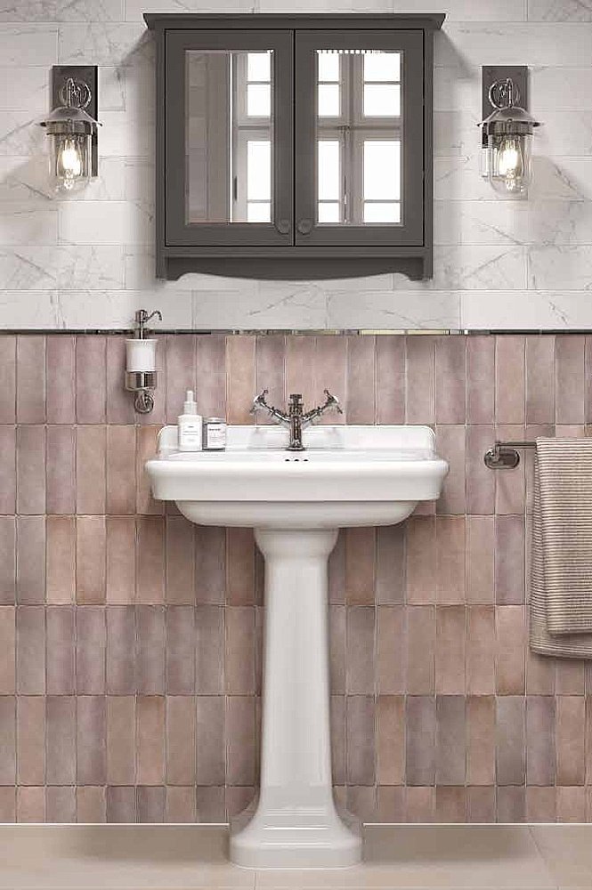 Диспенсер Burlington Guild GU011C хром/белый купить в интернет-магазине сантехники Sanbest