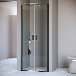 Душевая дверь RGW Passage PA-104B 60 стекло прозрачное/профиль черный купить в интернет-магазине Sanbest