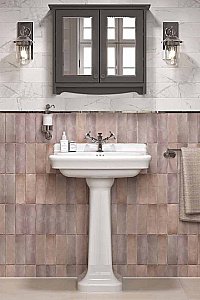 Диспенсер Burlington Guild GU011C хром/белый купить в интернет-магазине сантехники Sanbest