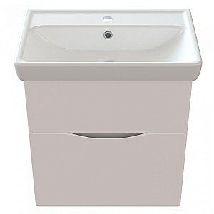 Тумба с раковиной Orange TOPLINE-Marseille TPMS60+RA белая для ванной в интернет-магазине Sanbest