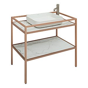 Консоль с раковиной Allen Brau Liberty 90 1.33004.60 медь для ванной в интернет-магазине сантехники Sanbest