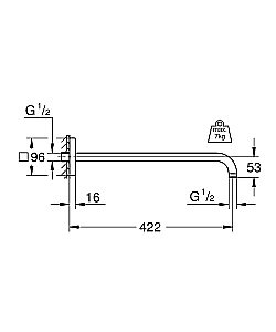 Душевая система Grohe Grohtherm 34730000 хром купить в интернет-магазине сантехники Sanbest