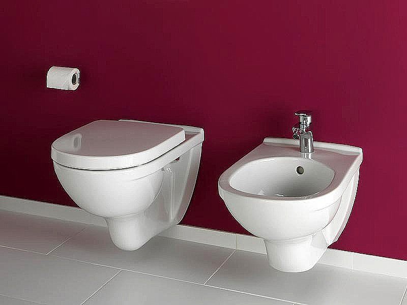 Унитаз подвесной Villeroy&Boch O.Novo 5660H101 с крышкой микролифт купить в интернет-магазине Sanbest