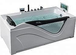 Акриловая ванна Gemy G9055 O правая купить в интернет-магазине сантехники Sanbest