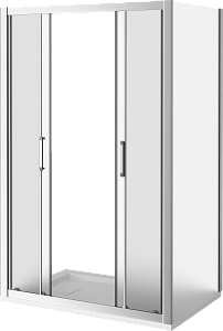 Душевой уголок Good door LATTE WTW-TD+SP 170x80 матовый купить в интернет-магазине Sanbest