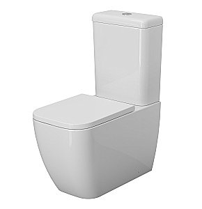 Унитаз Ambassador Forsa 247K19001S с бачком, с крышкой микролифт, белый купить в интернет-магазине Sanbest