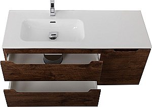 Тумба с раковиной BelBagno ETNA-1200-2C-1A-SO-RW-L/R Rovere Moro для ванной в интернет-магазине Sanbest