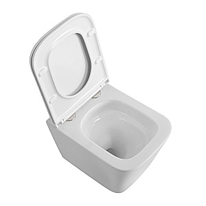 Унитаз подвесной BelBagno Ardente-Tor BB520CH-TOR/SC белый, безободковый, с крышкой микролифт, слив-торнадо купить в интернет-магазине Sanbest