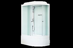 Душевая кабина Royal Bath RB8120BK5-WC 120x80 профиль белый/стекло матовое купить в интернет-магазине Sanbest