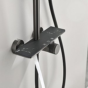 Душевая система Black&white Gravity GL-9104-C хром купить в интернет-магазине сантехники Sanbest