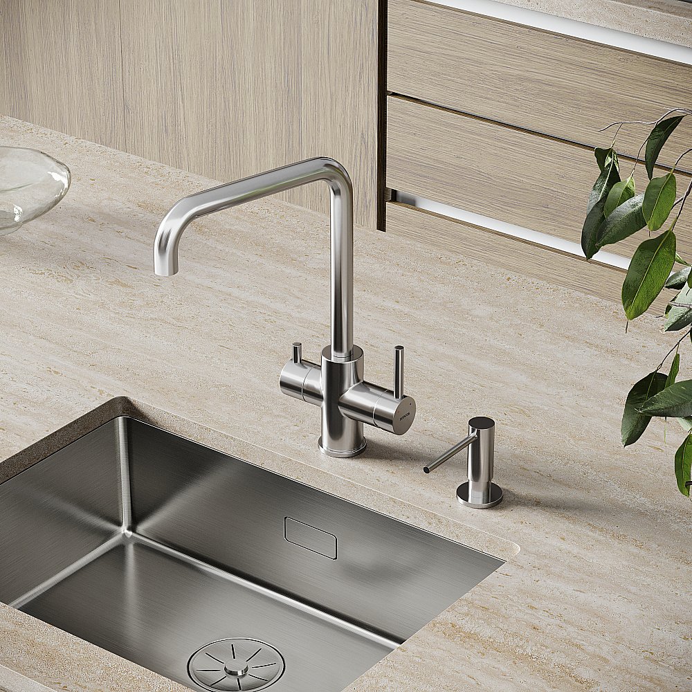 Смеситель для кухни Sancos Vela SC4013BN брашированный никель купить в интернет-магазине сантехники Sanbest