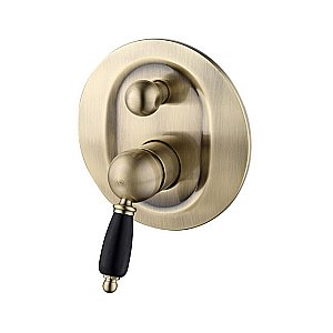 Смеситель для душа Caprigo Adria Uno Black 02B-551-vot бронза/черный купить в интернет-магазине сантехники Sanbest