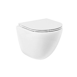 Унитаз подвесной BelBagno AMANDA безободковый, с крышкой микролифт купить в интернет-магазине Sanbest