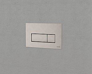 Кнопка для инсталляции Vitra Root Square 740-2395 никель купить в интернет-магазине сантехники Sanbest