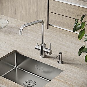 Смеситель для кухни Sancos Vela SC4013BN брашированный никель купить в интернет-магазине сантехники Sanbest