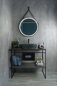 Раковина накладная Gid 50 Mnc338 54431 серая купить в интернет-магазине Sanbest