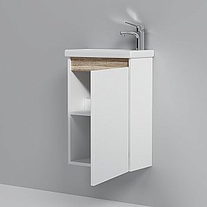 Тумба с раковиной AM.PM X-Joy 45 подвесная белая для ванной в интернет-магазине Sanbest