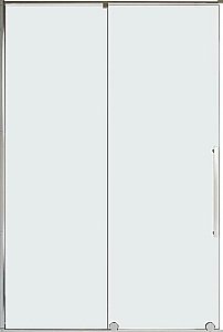 Душевая дверь без пристенного профиля Vincea Arno VDS-1A130CL 130 стекло прозрачное/профиль хром купить в интернет-магазине Sanbest