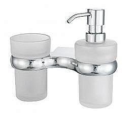 Держатель стакана и диспенсера WasserKRAFT Berkel K-6889 купить в интернет-магазине сантехники Sanbest