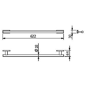 Полотенцедержатель Langberger Alster 10901A купить в интернет-магазине сантехники Sanbest