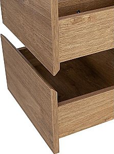 Тумба с раковиной Art&Max Family-M 90 напольная, дуб харбор золотой для ванной в интернет-магазине Sanbest