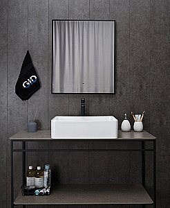 Раковина накладная Gid Geometrico 52 N9104 51236 белая купить в интернет-магазине Sanbest