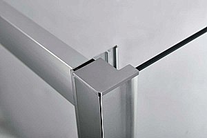 Душевой уголок Vincea Alpha VSR-3AL9012CLGM 120x90 стекло прозрачное/профиль вороненая сталь купить в интернет-магазине Sanbest