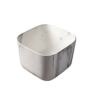 Раковина накладная Gid Creativo 36 Mnc9301 54480 белый мрамор, матовая купить в интернет-магазине Sanbest