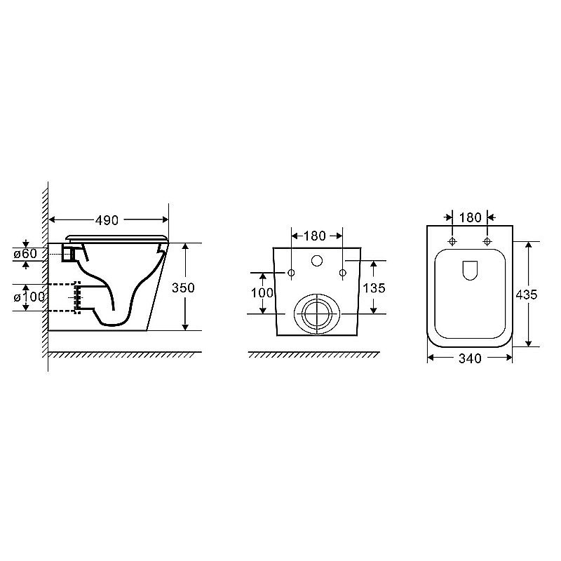 Инсталляция для унитаза Azario AZ-8010-1000 купить в интернет-магазине сантехники Sanbest