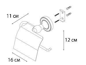 Держатель туалетной бумаги FIXSEN ANTIK FX-61110 купить в интернет-магазине сантехники Sanbest