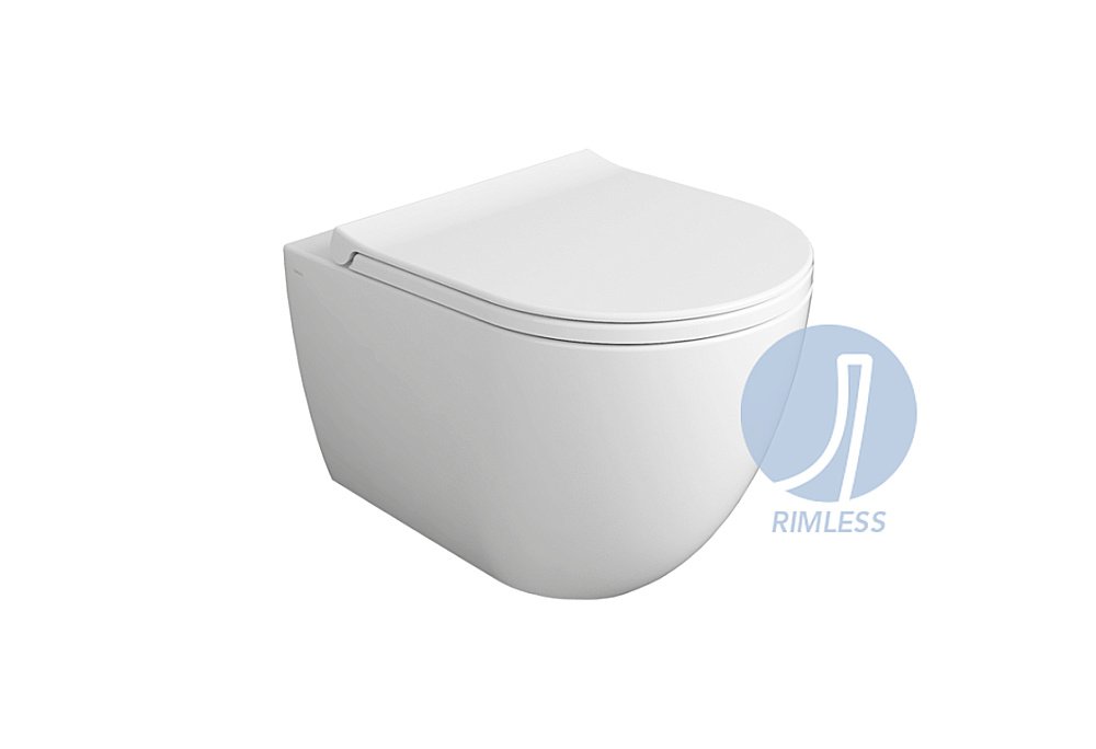 Унитаз подвесной SIMAS Vignoni VI28bi безободковый, белый купить в интернет-магазине Sanbest