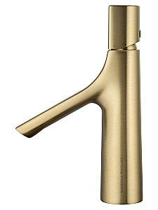 Смеситель для раковины WONZON & WOGHAND The ONE, Брашированное золото (WW-H010-BG) купить в интернет-магазине сантехники Sanbest