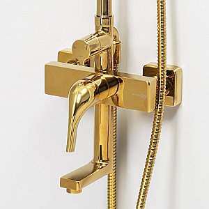 Душевая система WasserKraft Sauer 7100 SET2674 золото купить в интернет-магазине сантехники Sanbest