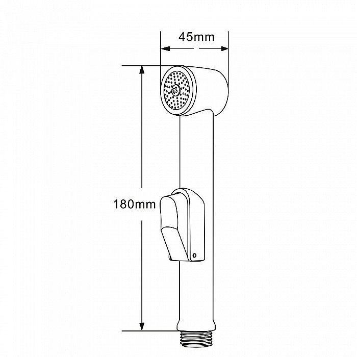Гигиенический душ Agger AHYG01 с держателем купить в интернет-магазине сантехники Sanbest