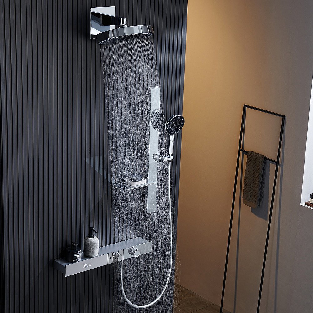 Душевая система Black&White Gravity GH-9025C купить в интернет-магазине сантехники Sanbest