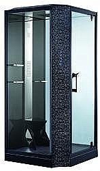 Душевая кабина Orans Diamond SR-89101S 100х100 black правая купить в интернет-магазине сантехники Sanbest