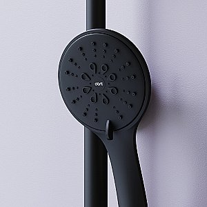 Душевая система Dorff Prime D0740922 черная матовая купить в интернет-магазине сантехники Sanbest