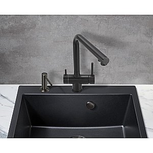 Смеситель для кухни Milacio Ultra MCU.558.TB черный купить в интернет-магазине сантехники Sanbest