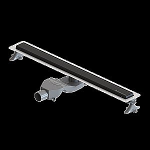 Душевой лоток Boheme Premium Linear 80 черный матовый купить в интернет-магазине Sanbest