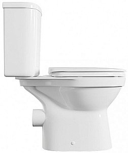 Унитаз напольный Vitra Norm Fit 9844B099-7200 с бачком, с крышкой микролифт, белый купить в интернет-магазине Sanbest